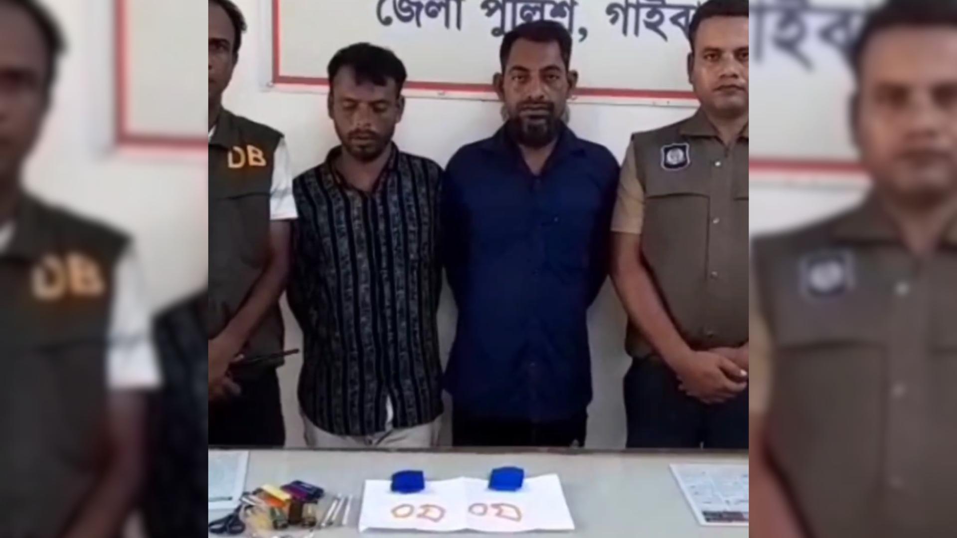 গাইবান্ধায় ১০০ পিস ইয়াবাসহ দুইজন গ্রেপ্তার, জানালা দিয়ে পালালেন আরেকজন